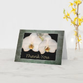 Tagesweiße Orchidee für Verwaltungsfachleute Karte (Gelbe Blume)