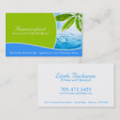 TagesWellness-Center-Geschäfts-Karte Visitenkarte (Vorne/Hinten)