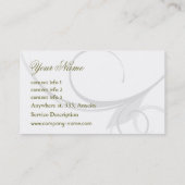 TagesWellness-Center-Salon-Geschäfts-Karte Visitenkarte (Rückseite)