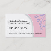 TagesWellness-Center und Salon-Geschäfts-Karte Visitenkarte (Rückseite)