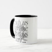 Tageszählung Tasse (Vorderseite Links)