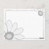 Tageszeit Postkarte (Rückseite)