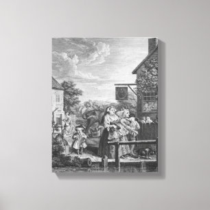 Tageszeiten, Abend, 1738 Leinwanddruck