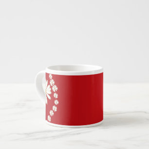 Tageszeitung "Daisis on Red Espresso" Tasse
