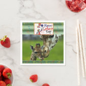 Tageszeitung Napkins Giraffe Serviette (Beispiel)