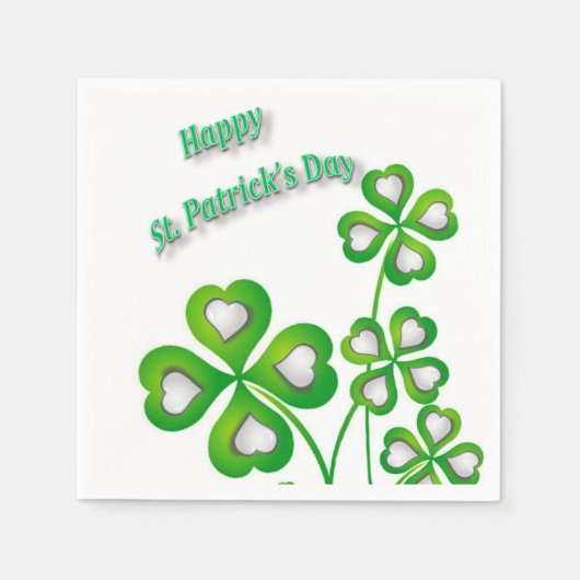 Tageszeitung Napkins zum St. Patrick Serviette (Vorderseite)