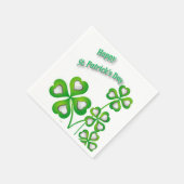 Tageszeitung Napkins zum St. Patrick Serviette (Ecke)