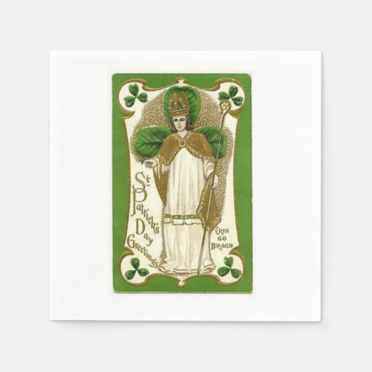 Tageszeitung Napkins zum St. Patrick Serviette (Vorderseite)