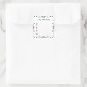 Tageszeitung Reflections Bullet Square Journal Pla Quadratischer Aufkleber (Tasche)