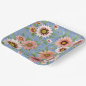 Tageszeitungen in Hübscher floraler botanischer Ku Pappteller (Gewinkelt)