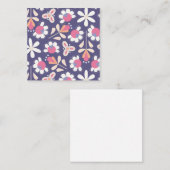 Tageszeitungen mit Lila Hintergrund Mitteilungskarte (Vorne/Hinten)