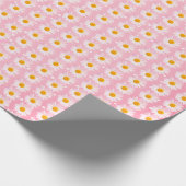 Tageszeitungen zu Polka-Punkten Geschenkpapier (Ecke)