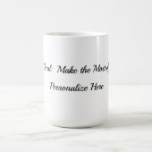 Tagesziel-Tasse Kaffeetasse (Mittel)