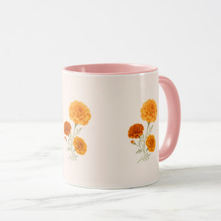 Tagetes-Sträußchen-Tasse Tasse