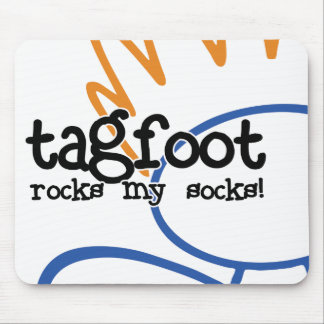 tagfoot (deskification) mousepad