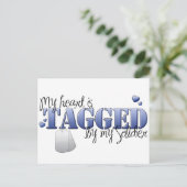 Tagged Postkarte (Stehend Vorderseite)