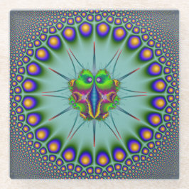 Taggert Bug in 24-Punkte-Rundrahmen Glasuntersetzer