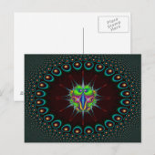 Taggert Bug in 24-Punkte-Rundrahmen Postkarte (Vorne/Hinten)