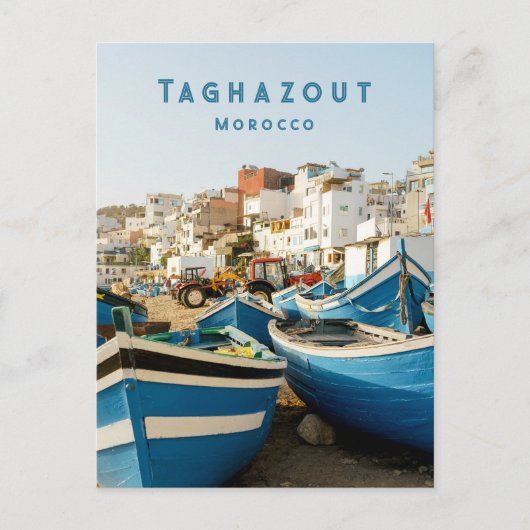 Taghazout Marokko Küstenort Postkarte (Vorderseite)
