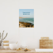 Taghazout Morocco Coastal Surf Travel photo Poster (Küche)