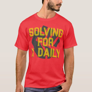 Täglich Algebra Mathe Lehrerin T-Shirt Mädchen, X