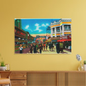 Täglich auf Pike, Long Beach Leinwanddruck (Insitu (Wohnzimmer))