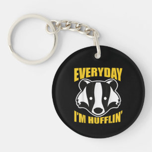 Täglich bin ich am Puffen süß lustig Honey Badger Schlüsselanhänger