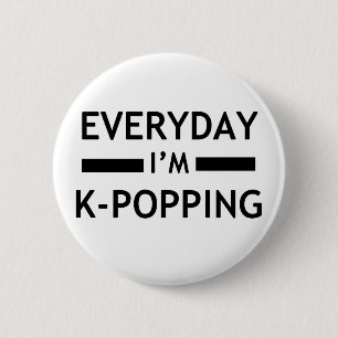 Täglich bin ich K-POPPING! Button
