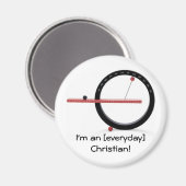 [täglich] Christliches Magnet (Vorderseite/Rückseite)