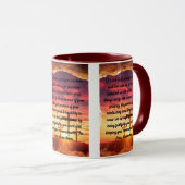 Täglich ein dankbares Gebet mit zwei Tonen Tasse (VorderseiteRechts)