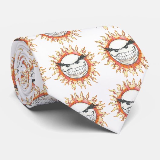 Täglich ein sonniger Tag - Krawatte (Gerollt)