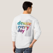 Täglich erhöhen T-Shirt (Schwarz voll)