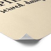 Täglich frisch gebackene Pies Poster (Ecke)