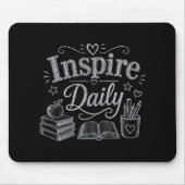 Täglich inspirieren Lehrer Mousepad (Vorne)