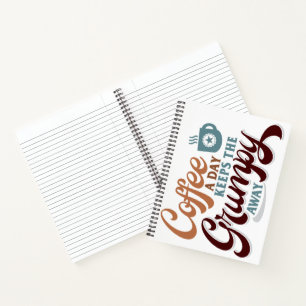 Täglich Kaffee für Kaffeeliebhaber-Geschenk Notizblock