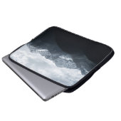 TÄGLICH SCHWARZE UND WEISSE BERGE LAPTOPSCHUTZHÜLLE (Vorne Knopf)