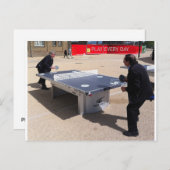 Täglich spielen postkarte (Vorne/Hinten)