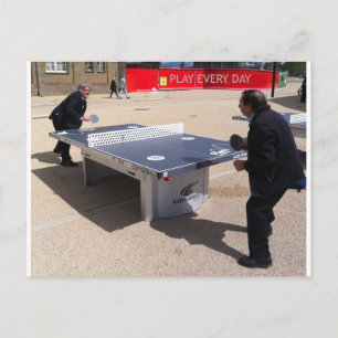 Täglich spielen postkarte