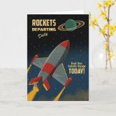 Täglich startende Raketen Karte (Gelbe Blume)