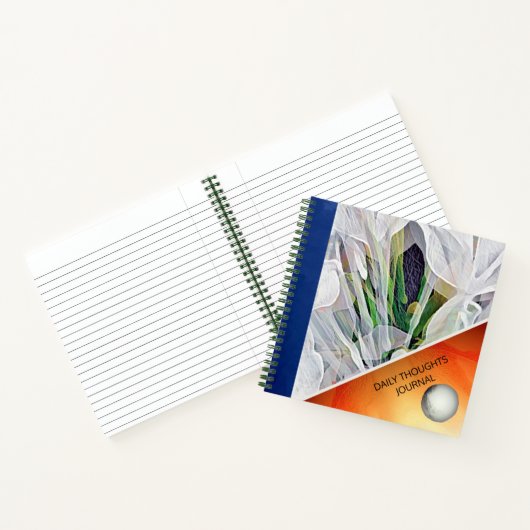TÄGLICH THOUGHTS-2 Journal Spiral Notebook. Notizblock (Innenseite)