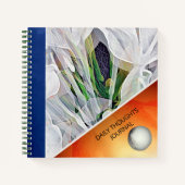 TÄGLICH THOUGHTS-2 Journal Spiral Notebook. Notizblock (Vorderseite)