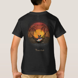 Täglich träumt der Tropenjunge der Coolen Katze T-Shirt