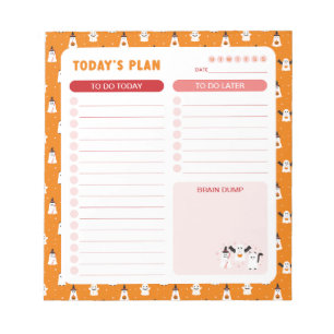 Täglich versuchen oder Geister behandeln, Planer a Notizblock