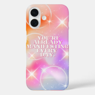 Tägliche Affirmation, Gesetz der Anziehung, Motivi iPhone 16 Hülle