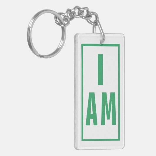 Tägliche Affirmationen Schlüsselanhänger (Vorderseite links)