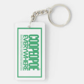 Tägliche Affirmationen Schlüsselanhänger (Rückseite)