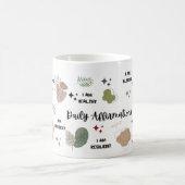 "Tägliche Affirmations-Tasse - Motivierend Kaffee- Kaffeetasse (Mittel)