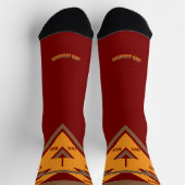 Tägliche ästhetische Komfortsocken Socken (Oben)