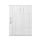 Tägliche Aufgaben Hinweis Notizblock (Rotiert)