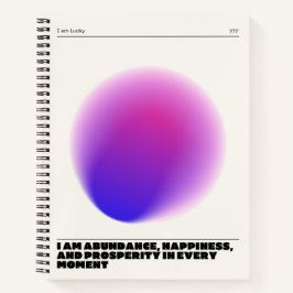 Tägliche Bejahungsmanifestation - Überfluss Notizblock